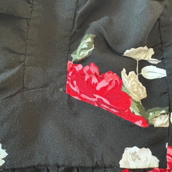 Torrid Womens Black & Red Boho Floral Midi Dress With Adjustable Straps Size 2 - Picture 13 of 13